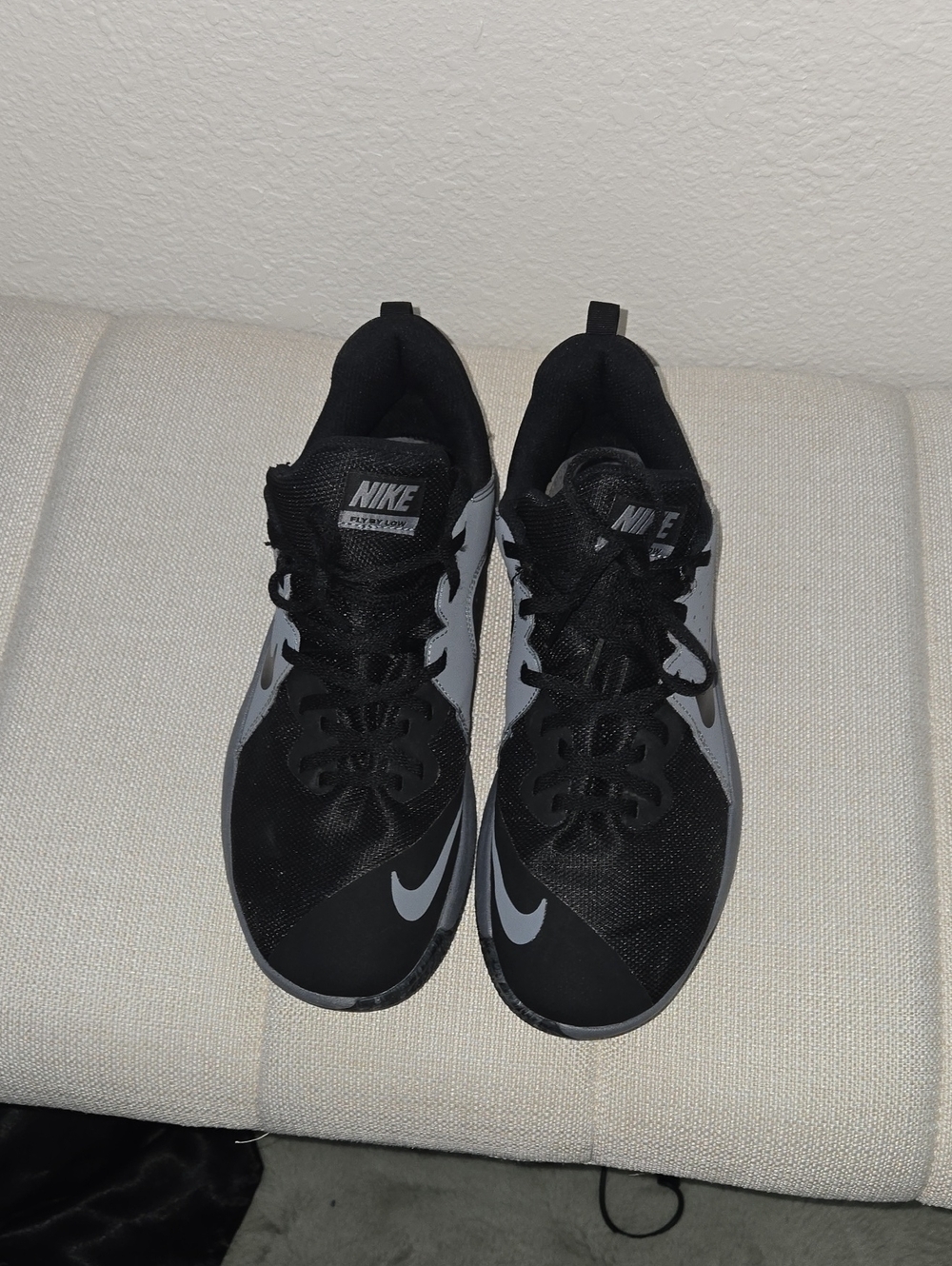 Nike Fly By Low Black and Gray Low-Top Training Shoes